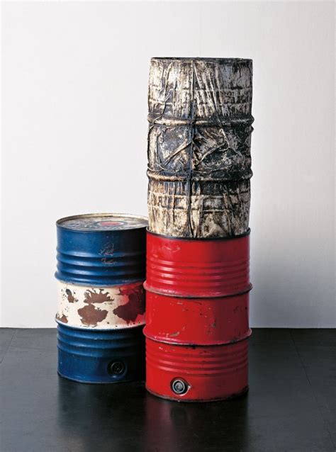 chanel oil barrel|Christo's early oil drum artworks .